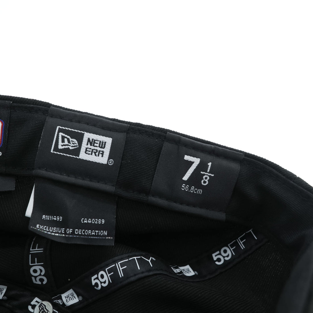 NEW ERA ニューヨーク・メッツ 59FIFTY ベースボールキャップ ブラック 7 1/8