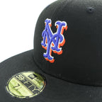 NEW ERA ニューヨーク・メッツ 59FIFTY ベースボールキャップ ブラック 7 1/8