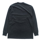 LE ( COMOLI / L'ECHOPPE ) 日本製 長袖 ロングスリーブ Tシャツ ロンT L ブラック 21-070-053-2010-1-0