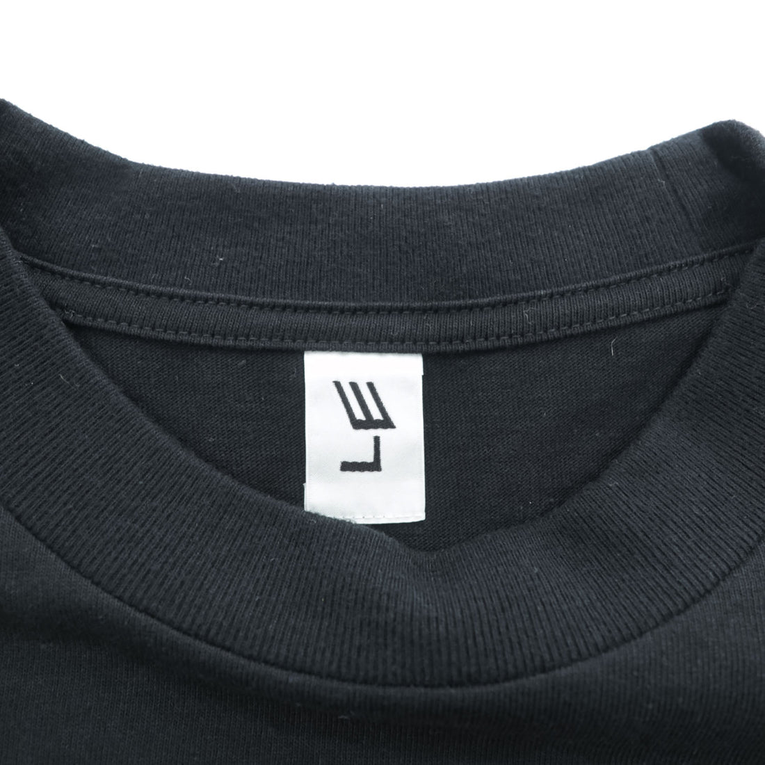 LE ( COMOLI / L'ECHOPPE ) 日本製 長袖 ロングスリーブ Tシャツ ロンT L ブラック 21-070-053-2010-1-0