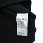 LE ( COMOLI / L'ECHOPPE ) 日本製 長袖 ロングスリーブ Tシャツ ロンT L ブラック 21-070-053-2010-1-0