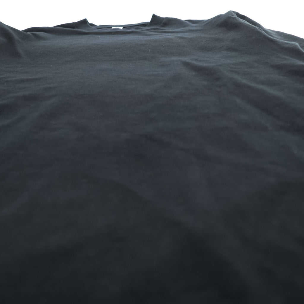 LE ( COMOLI / L'ECHOPPE ) 日本製 長袖 ロングスリーブ Tシャツ ロンT L ブラック 21-070-053-2010-1-0