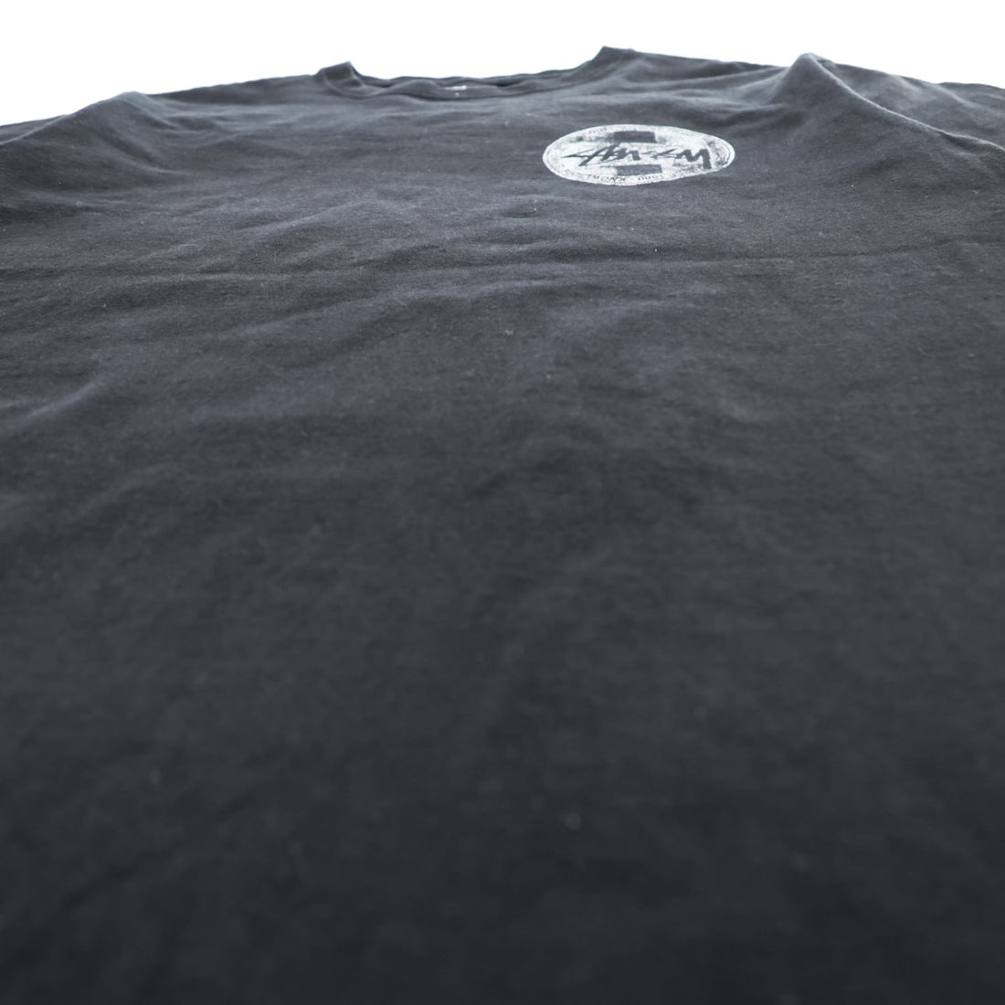 STUSSY サークルロゴ 両面プリント Tシャツ S ブラック International Stüssy Tribe