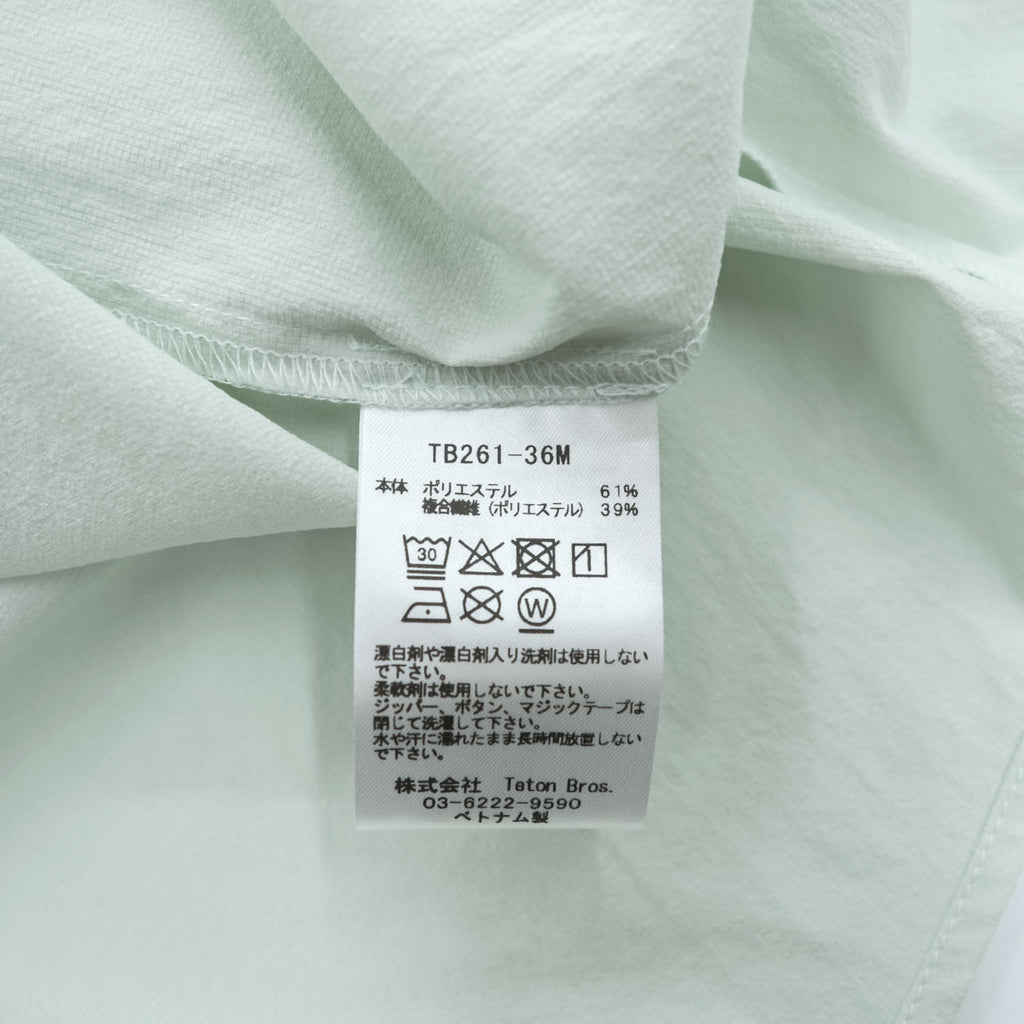 TETON BROS. アウトドア 長袖シャツ Chill L/S Shirt L グリーン Dot Air 吸水速乾 TB261-360105 未使用品