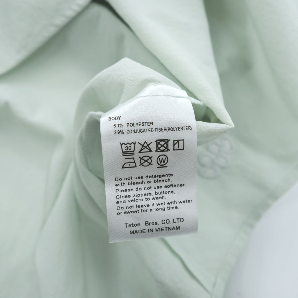 TETON BROS. アウトドア 長袖シャツ Chill L/S Shirt L グリーン Dot Air 吸水速乾 TB261-360105 未使用品