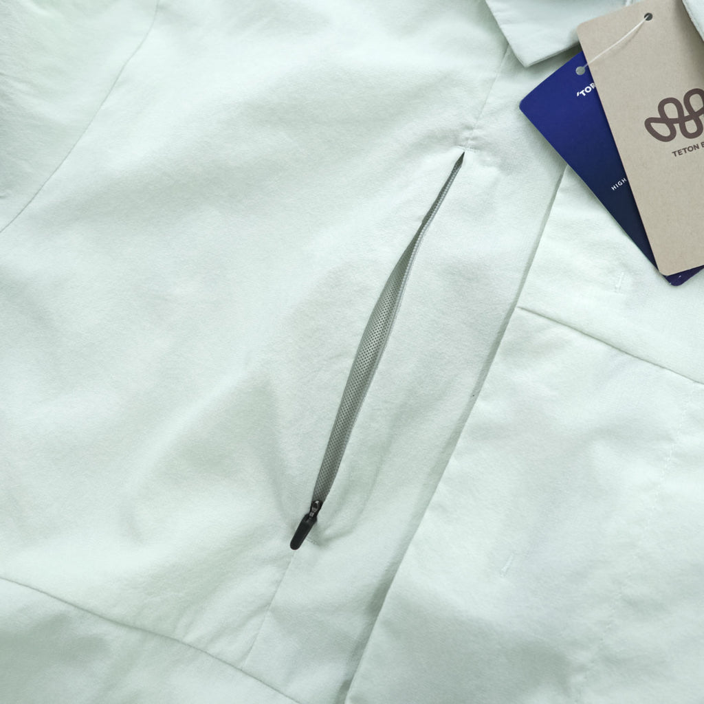 TETON BROS. アウトドア 長袖シャツ Chill L/S Shirt L グリーン Dot Air 吸水速乾 TB261-360105 未使用品