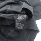 FUMITO GANRYU リビルド 再構築 Tシャツ S ブラック ワイド REBUILD Garment Dyeing FU3-CU-101 日本製
