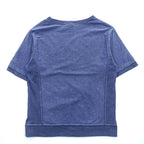 Champion 半袖 スウェット セットアップ ショートパンツ L インディゴ ブルー REVERSE WEAVE リバースウィーブ