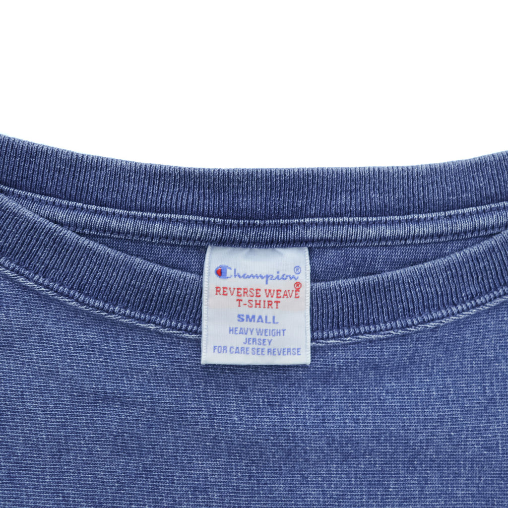 Champion 半袖 スウェット セットアップ ショートパンツ L インディゴ ブルー REVERSE WEAVE リバースウィーブ