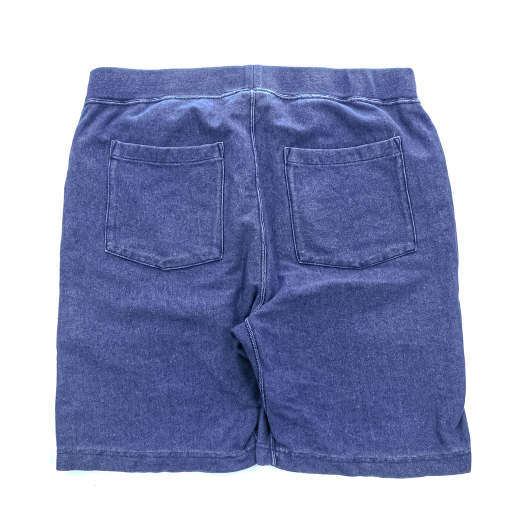 Champion 半袖 スウェット セットアップ ショートパンツ L インディゴ ブルー REVERSE WEAVE リバースウィーブ