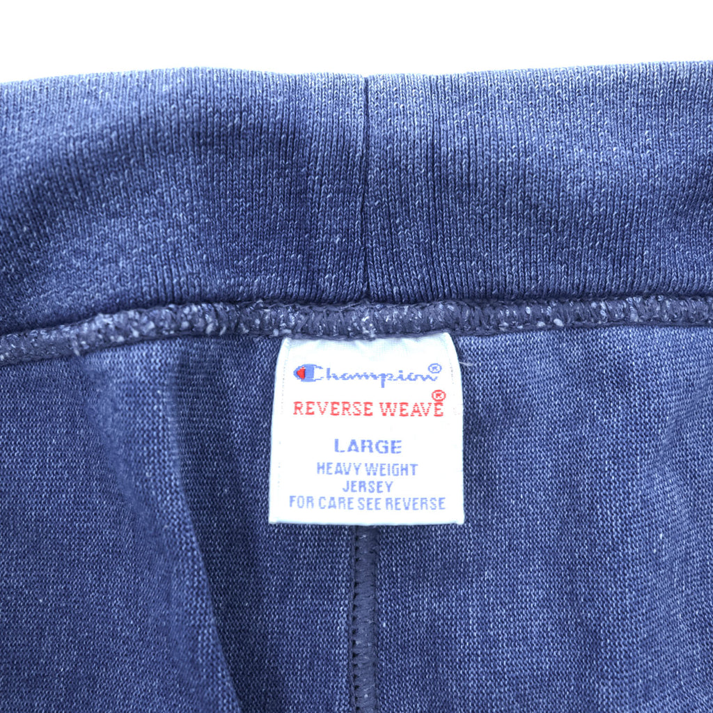 Champion 半袖 スウェット セットアップ ショートパンツ L インディゴ ブルー REVERSE WEAVE リバースウィーブ