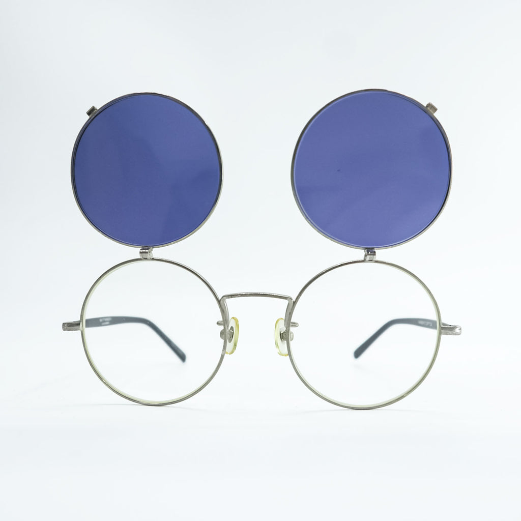 金子眼鏡 ( KANEKO OPTICAL ) 跳ね上げ式 サングラス ラウンド B&Y BEAUTY&YOUTH UNITED ARROWS別注 フリップアップ 日本製