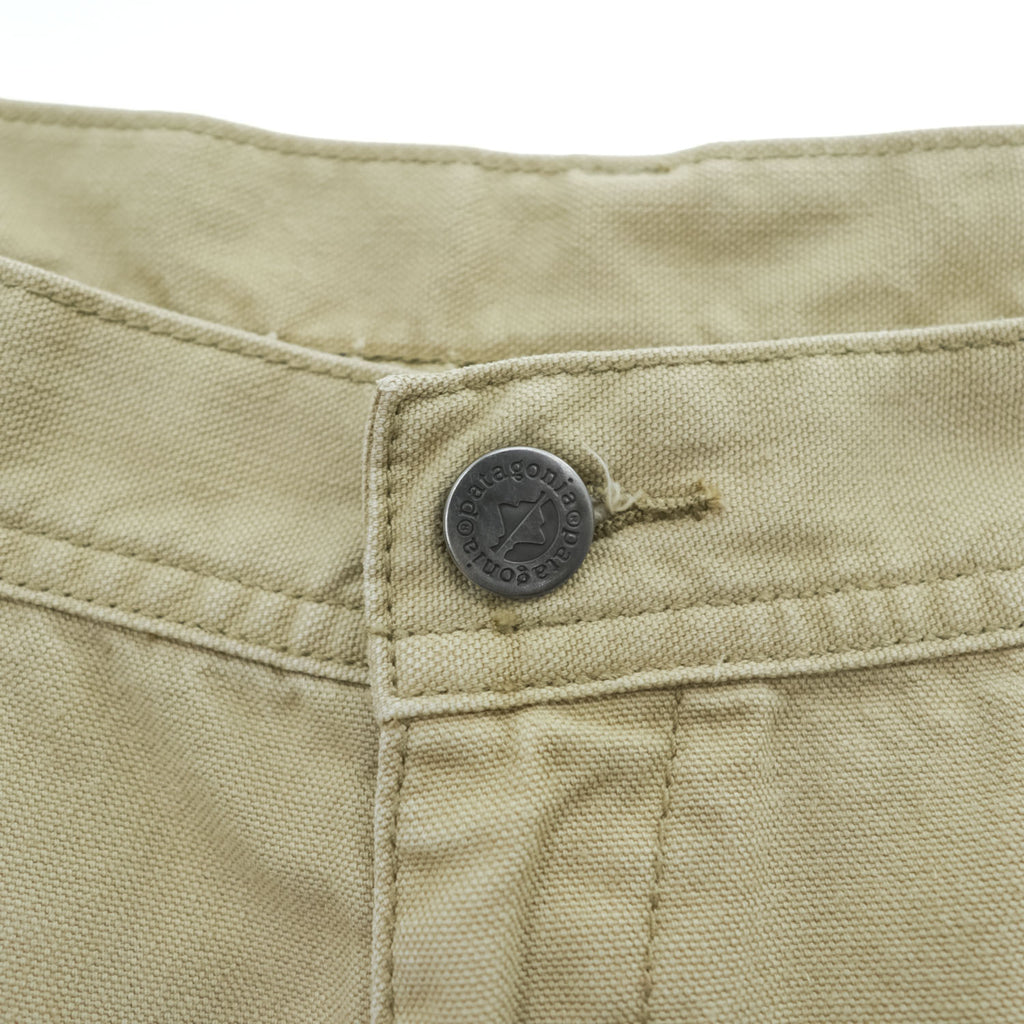 Patagonia オーガニックコットン ワークショーツ ショートパンツ ハーフパンツ L ベージュ キャンバス 57350