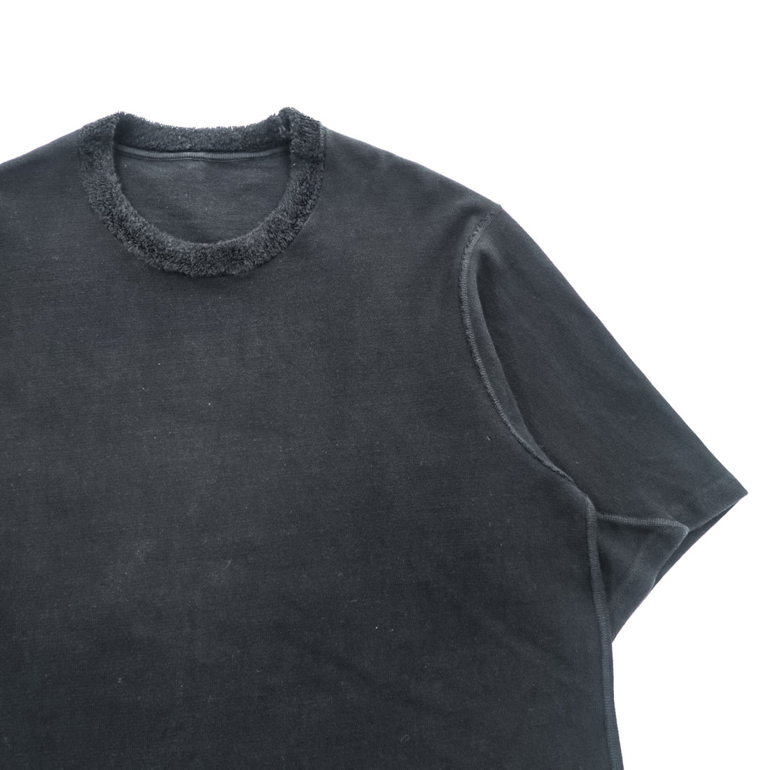 BRU NA BOINNE 日本製 パイルネック Tシャツ L ブラック 8258