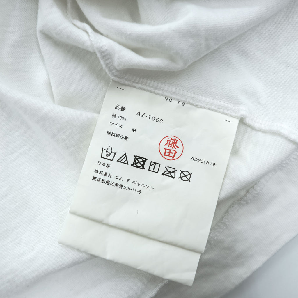 PLAY COMME des GARCONS ハートロゴ 反転 プリントTシャツ M ホワイト AZ-T068 日本製