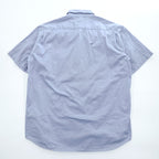 STUSSY 90年代 USA製 ヴィンテージ 半袖 オックスフォードシャツ L ブルー 紺タグ