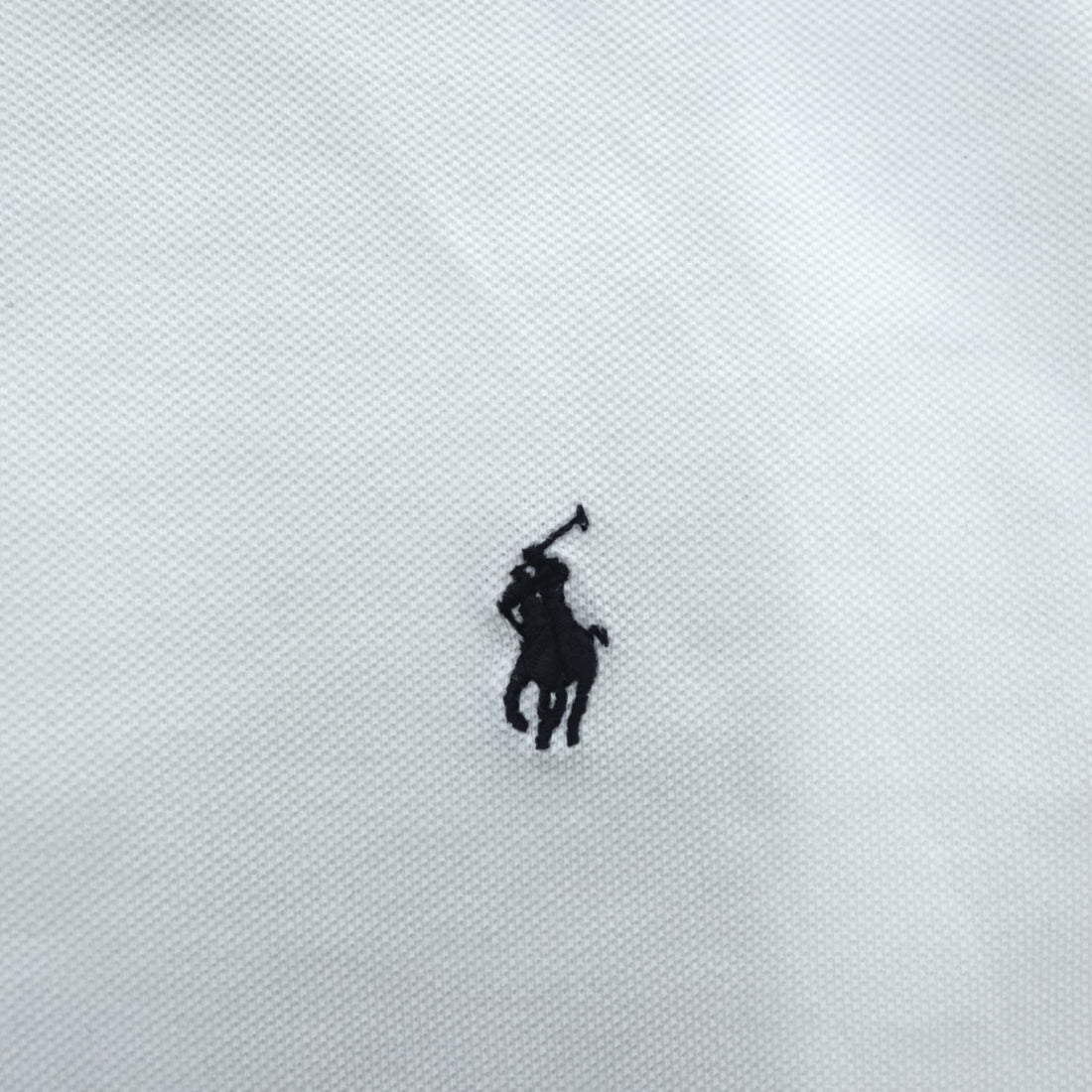 Polo Ralph Lauren 90年代 ヴィンテージ ポロシャツ L ホワイト 刺繍 スモールポニー ロゴ 鹿の子