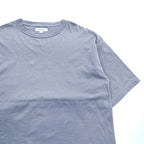ORDINARY FITS 日本製 クルーネック Tシャツ M ブルーグレー コットン100%