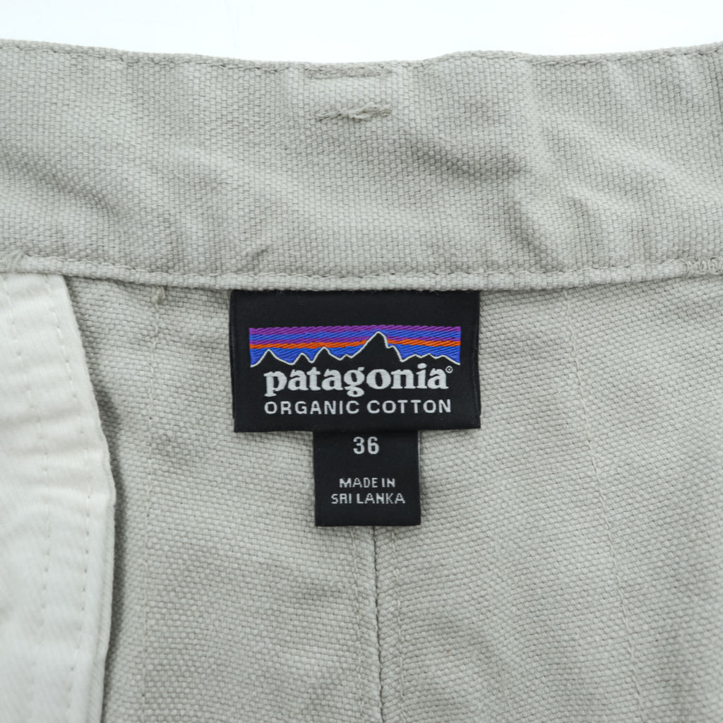 Patagonia スタンドアップショーツ STAND UP SHORTS オーガニックコットン ショートパンツ L ベージュ キャンバス ダック地 57227