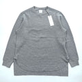 Name. 日本製 ワッフルサーマル カットソー WAFFLE THERMAL L/S 長袖 ロングスリーブ Tシャツ S グレー ラウンドカット NMCU-17SS-001 未使用品