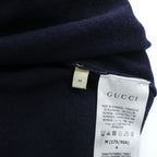 GUCCI ラムウール Vネック ニットベスト M ネイビー 羊毛 スタッフユニフォーム 制服 Uniform 非売品 Not For Sale