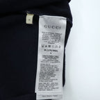 GUCCI ラムウール Vネック ニットベスト M ネイビー 羊毛 スタッフユニフォーム 制服 Uniform 非売品 Not For Sale
