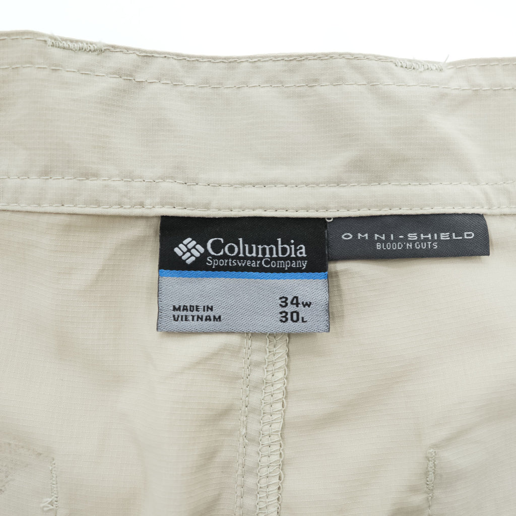 Columbia PHG ハンティング OMNI-SHIELD アウトドア シェル カーゴパンツ パンツ L バイカラー 防水 リップストップ  HM1025