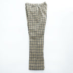 BURBERRY LONDON 日本製 ノバチェック フレア チノパンツ XL ベージュ ストレッチ