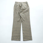 BURBERRY LONDON 日本製 ノバチェック フレア チノパンツ XL ベージュ ストレッチ