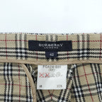 BURBERRY LONDON 日本製 ノバチェック フレア チノパンツ XL ベージュ ストレッチ