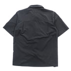 MAMMUT リップストップ ポリエステル 半袖シャツ M ブラック Finn Shirt 通気性 軽量 1030-00880