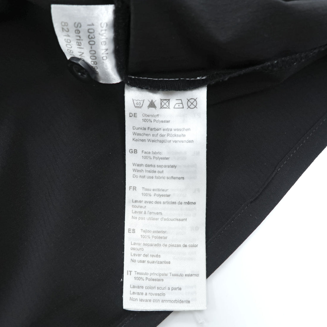 MAMMUT リップストップ ポリエステル 半袖シャツ M ブラック Finn Shirt 通気性 軽量 1030-00880