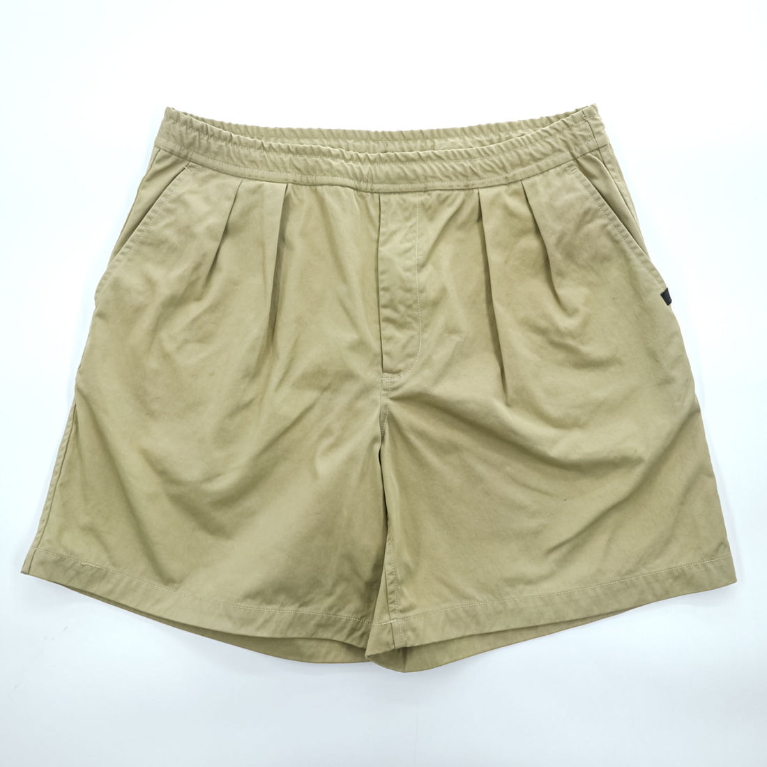DAIWA PIER39 ナイロン イージーショーツ Tech Easy 2P Shorts Twill ショートパンツ L ベージュ 2タック プリーツ BP-50022