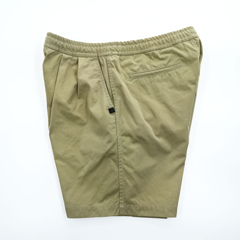 DAIWA PIER39 ナイロン イージーショーツ Tech Easy 2P Shorts Twill ショートパンツ L ベージュ 2タック プリーツ BP-50022