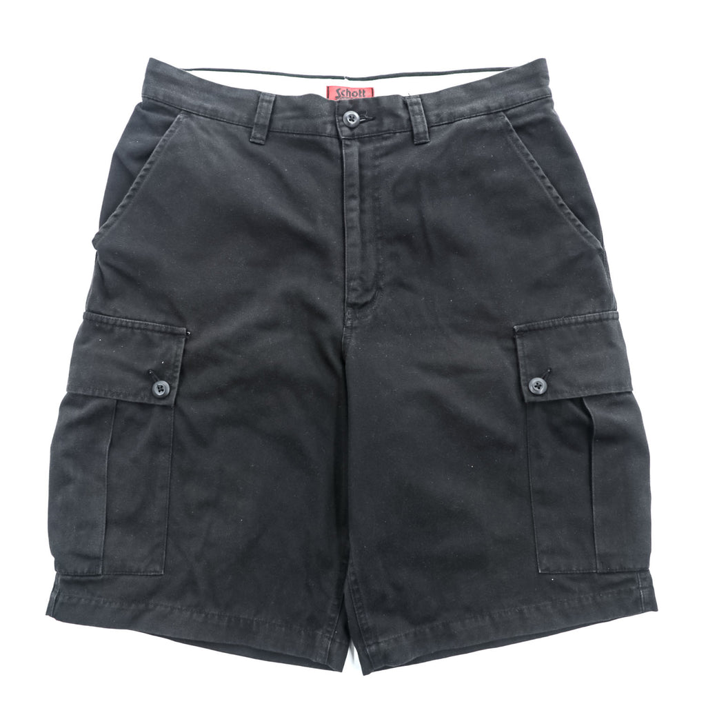 Schott NYC カーゴショーツ ショートパンツ ミリタリー ハーフパンツ XL ブラック