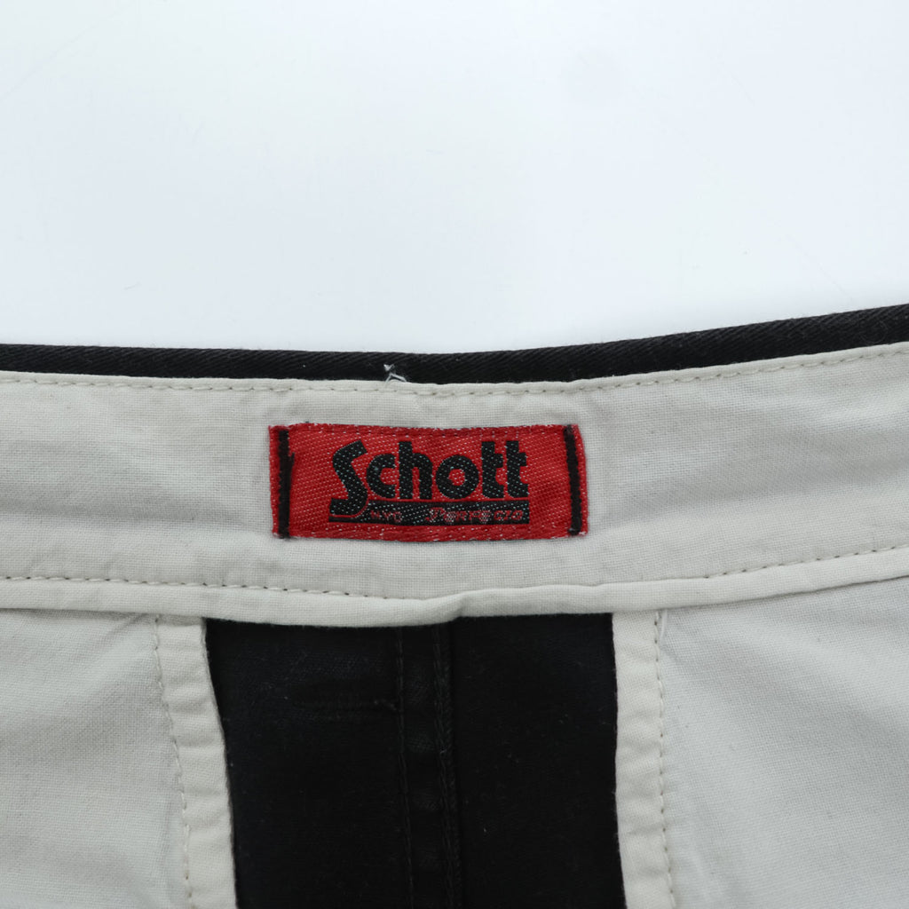 Schott NYC カーゴショーツ ショートパンツ ミリタリー ハーフパンツ XL ブラック