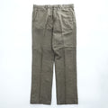 Polo Ralph Lauren リネン スラックス パンツ L ブラウン 麻 マイクロチェック STRAIGHT FIT