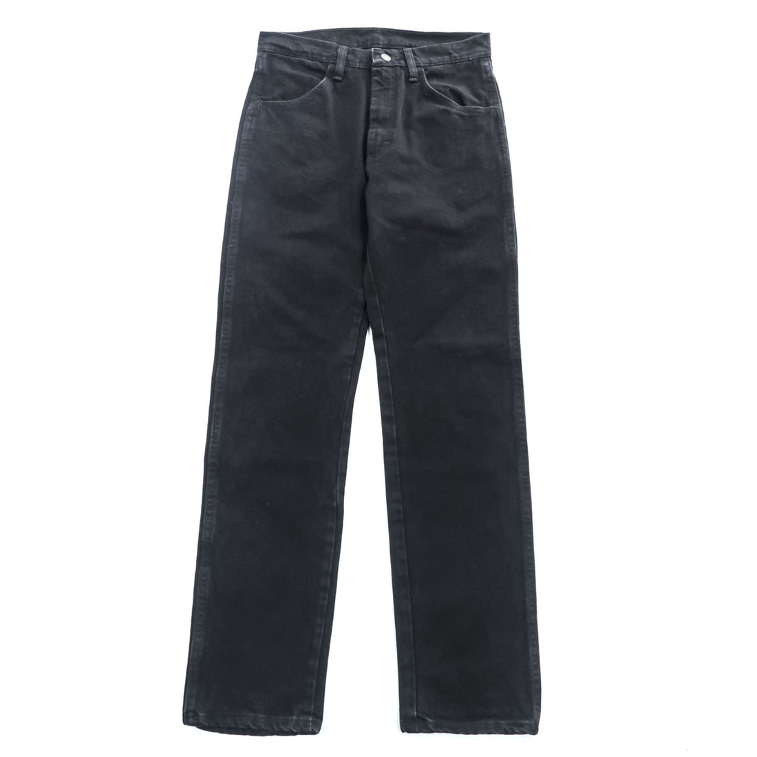 RUSTLER ( Wrangler ) ブラック デニムパンツ ジーンズ M ストレート 1087619CB