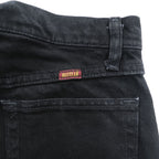 RUSTLER ( Wrangler ) ブラック デニムパンツ ジーンズ M ストレート 1087619CB