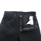 RUSTLER ( Wrangler ) ブラック デニムパンツ ジーンズ M ストレート 1087619CB