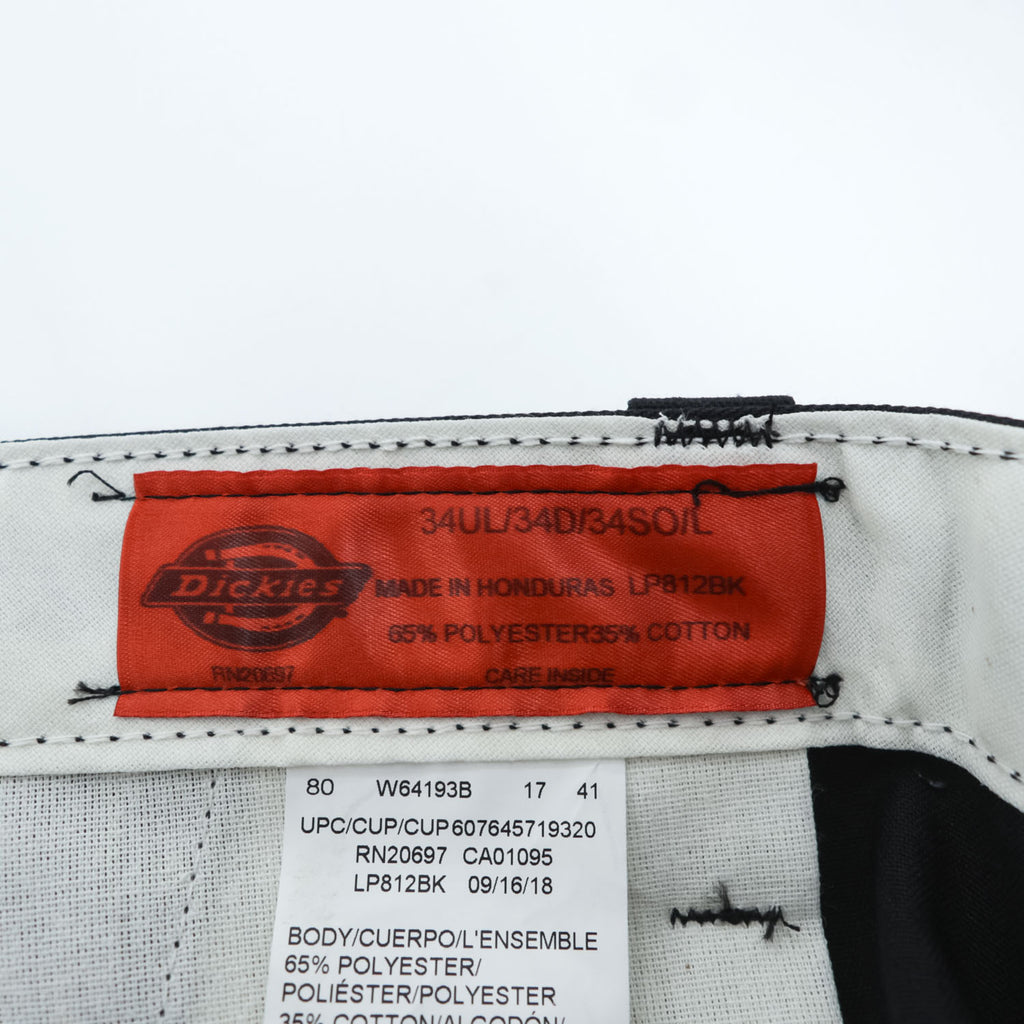 Dickies ワイドストレート ワークパンツ チノパンツ 34 ブラック LP812BK 未使用品