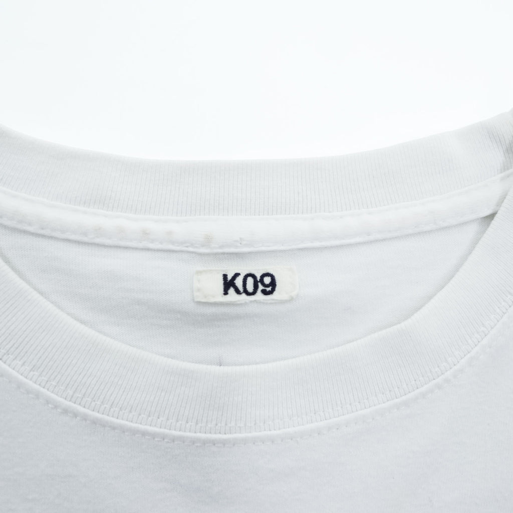 KHOKI 日本製 フラワーカレンダー グラフィック Tシャツ M ホワイト プリント Marché de Clignancourt 23aw-t-01-b-white