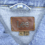 Lee デニムジャケット Gジャン XL インディゴ ブルー 革パッチ LM45128