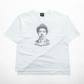 Leh 肖像画 グラフィック Tシャツ FREE ホワイト スリット Kurt Vonnegut 2024
