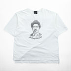 Leh 肖像画 グラフィック Tシャツ FREE ホワイト スリット Kurt Vonnegut 2024
