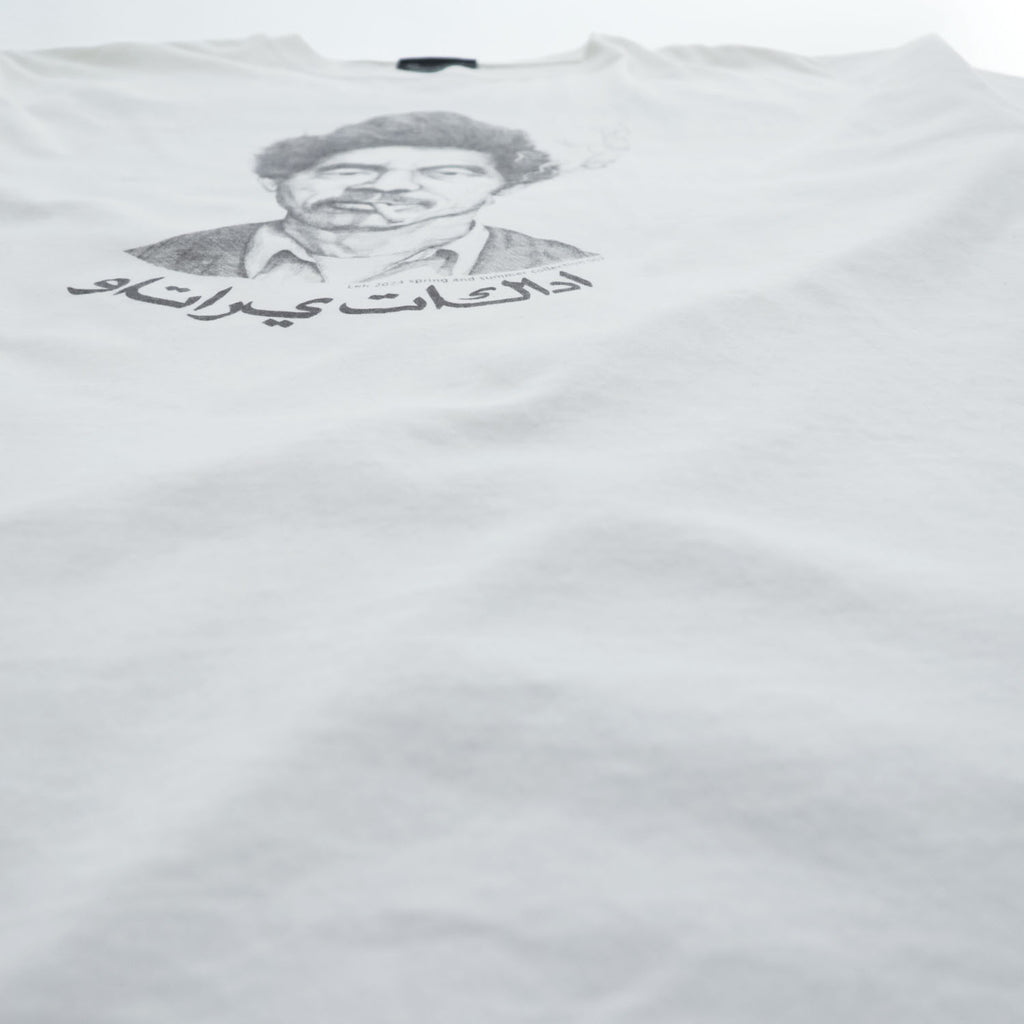 Leh 肖像画 グラフィック Tシャツ FREE ホワイト スリット Kurt Vonnegut 2024