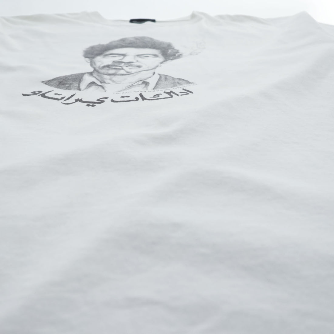 Leh 肖像画 グラフィック Tシャツ FREE ホワイト スリット Kurt Vonnegut 2024