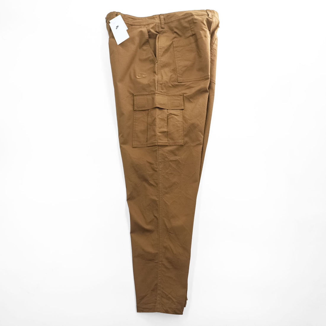 NIKE リップストップ カーゴ ワークパンツ XL ブラウン ストレッチ ワイド FZ5766-281 未使用品