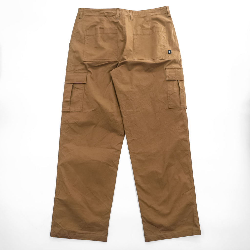 NIKE リップストップ カーゴ ワークパンツ XL ブラウン ストレッチ ワイド FZ5766-281 未使用品