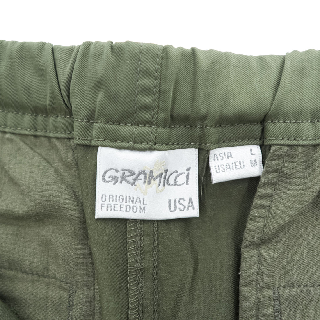 GRAMICCI アウトドア ジョガーパンツ M カーキ グリーン ストレッチ ベルト付 ROSSO URBAN RESEARCH別注 丸井織物 GMP-20S1416